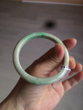 Load image into Gallery viewer, 59.5mm Certified Type A 100% Natural sunny green/yellow Jadeite Jade bangle D53-2599