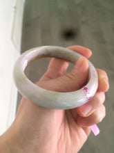 Load image into Gallery viewer, 57.7mm Certified 100% natural Type A green/brown/purple jadeite jade bangle R45-3374