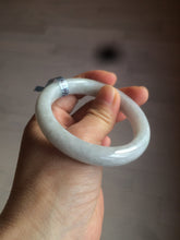 Load image into Gallery viewer, 52.4 mm Certified Type A 100% Natural white Jadeite Jade bangle D2-1408