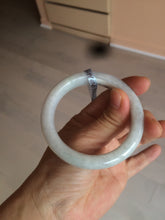 Load image into Gallery viewer, 52.4 mm Certified Type A 100% Natural white Jadeite Jade bangle D2-1408