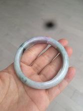 Load image into Gallery viewer, 54.5mm certified Type A 100% Natural green/purple/white jadeite jade bangle AB69-9790