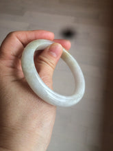 Load image into Gallery viewer, 52.6mm 100% natural certified green/white/yellow jadeite jade bangle W91-1957