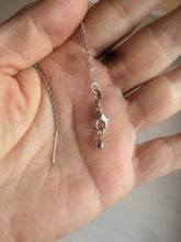 Load image into Gallery viewer, 1mm adjustable silver color stainless steel needle end necklace thin chains DIY supply XY5