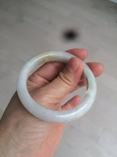 Load image into Gallery viewer, 52.6mm 100% natural certified green/white/yellow jadeite jade bangle W91-1957