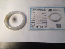 Load image into Gallery viewer, 52.6mm 100% natural certified green/white/yellow jadeite jade bangle W91-1957