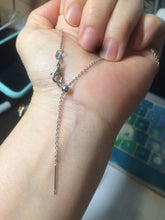 Load image into Gallery viewer, 1mm adjustable silver color stainless steel needle end necklace thin chains DIY supply XY5