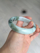 Load image into Gallery viewer, 55.6mm Certified type A 100% Natural green Jadeite bangle AD83-3514