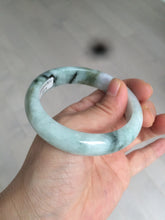 Load image into Gallery viewer, 55.6mm Certified type A 100% Natural green Jadeite bangle AD83-3514