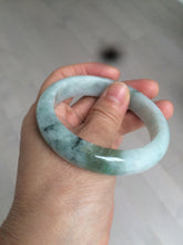 Load image into Gallery viewer, 55.6mm Certified type A 100% Natural green Jadeite bangle AD83-3514