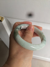 Load image into Gallery viewer, 55.6mm Certified type A 100% Natural green Jadeite bangle AD83-3514