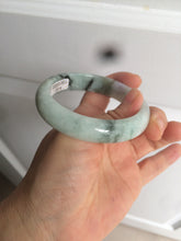 Load image into Gallery viewer, 55.6mm Certified type A 100% Natural green Jadeite bangle AD83-3514