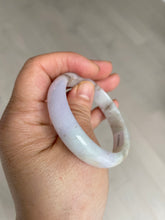 Load image into Gallery viewer, 51.5mm Certified Type A 100% Natural light green/purple/yellow/brown oval shape Jadeite Jade bangle AS14-0710