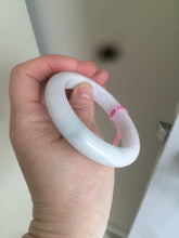 Load image into Gallery viewer, 58mm Certified Type A 100% Natural green/white Jadeite Jade bangle AB57-9281