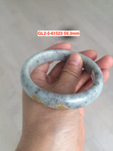 Load image into Gallery viewer, Sale! Certified type A 100% 53-61mm Natural green/white/purple Jadeite bangle group GL2