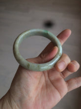 Load image into Gallery viewer, 54.6mm certified 100% natural Type A sunny green/brown/gary jadeite jade bangle AR79-2789