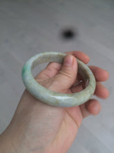 Load image into Gallery viewer, 54.6mm certified 100% natural Type A sunny green/brown/gary jadeite jade bangle AR79-2789