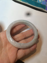 Load image into Gallery viewer, 55.5 mm Certified type A 100% Natural sunny green light purple Jadeite bangle AD54-1106 卖了