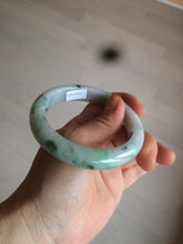 Load image into Gallery viewer, 57mm certified 100% natural Type A green/purple jadeite jade bangle AF10-0623