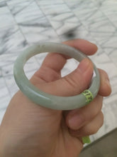 Load image into Gallery viewer, 50.8mm certified Type A 100% Natural light green Jadeite Jade bangle M38-5950