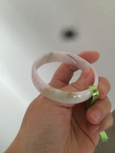 Load image into Gallery viewer, 52.6mm certified Type A 100% Natural white/pink/green/yellow thin Jadeite Jade bangle AB5-9116