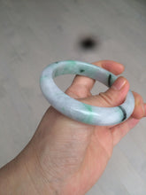 Load image into Gallery viewer, 57mm certified 100% natural Type A green/purple jadeite jade bangle AF10-0623