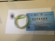 Load image into Gallery viewer, 53.9mm Certified Type A 100% Natural white/purple/green/yellow chubby Jadeite Jade bangle Z91-5685