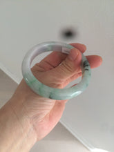 Load image into Gallery viewer, 57mm certified 100% natural Type A green/purple jadeite jade bangle AF10-0623