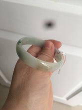 Load image into Gallery viewer, 52.9mm Certified Type A 100% Natural light green/brown Jadeite Jade bangle KS77-2354