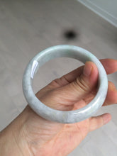 Load image into Gallery viewer, 57.6mm certified type A 100% Natural green white jadeite jade bangle K93-1031