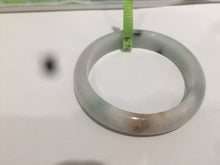 Load image into Gallery viewer, 52.7mm certified Type A 100% Natural green/brown/white Jadeite Jade bangle AE22-3033