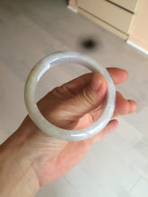 Load image into Gallery viewer, 56.5mm certified 100% natural Type A green yellow purple jadeite jade bangle AF8-8939