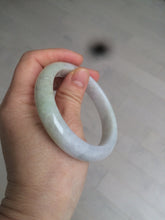 Load image into Gallery viewer, 56.5mm certified 100% natural Type A green yellow purple jadeite jade bangle AF8-8939