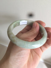 Load image into Gallery viewer, 56.5mm certified 100% natural Type A sunny green/brown jadeite jade bangle E41-2735