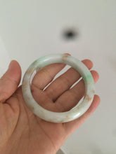 Load image into Gallery viewer, 55.7mm Certified Type A 100% Natural sunny green Jadeite Jade bangle A65-3328