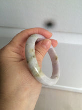 Load image into Gallery viewer, 53.8mm certified Type A 100% Natural light green/purple/brown Jadeite Jade bangle AT43-1650