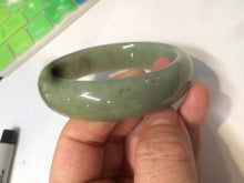 Load image into Gallery viewer, 56.7mm certified 100% Natural green/yellow/brown nephrite Jade bangle HE56-8451