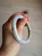 Load image into Gallery viewer, 59.2mm Certified Type A 100% Natural green/yellow/purple round cut Jadeite Jade bangle AT42-1631