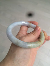 Load image into Gallery viewer, 59.2mm Certified Type A 100% Natural green/yellow/purple round cut Jadeite Jade bangle AT42-1631