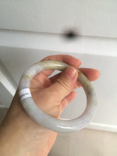 Load image into Gallery viewer, 59.2mm Certified Type A 100% Natural green/yellow/purple round cut Jadeite Jade bangle AT42-1631