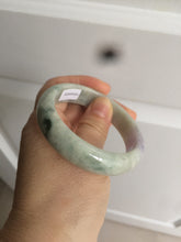 Load image into Gallery viewer, 52.6mm 100% natural Type A light green/purple jadeite jade bangle AR42-2209