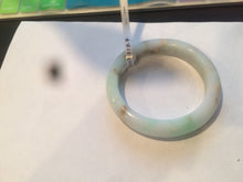 Load image into Gallery viewer, 55.7mm Certified Type A 100% Natural sunny green Jadeite Jade bangle A65-3328