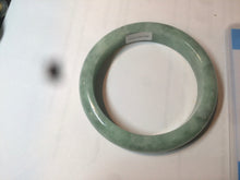 Load image into Gallery viewer, 57.4mm certified Type A 100% Natural green/gray Jadeite Jade bangle X122-7140