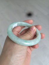 Load image into Gallery viewer, 54.6mm certified 100% natural Type A sunny green jadeite jade bangle E47-0222