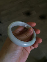 Load image into Gallery viewer, 53.5mm Certified 100% natural Type A green/white jadeite jade bangle F116-9053