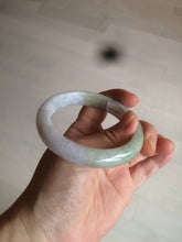 Load image into Gallery viewer, 56.5mm 100% natural certified green/white jadeite jade bangle AT39-8941