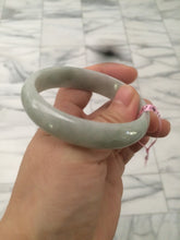 Load image into Gallery viewer, 50-52 mm Type A 100% Natural light green/white Jadeite Jade baby/little kids/small adult hand AB11-1/2/3