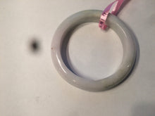 Load image into Gallery viewer, 56.9mm 100% natural Type A light green purple white jadeite jade bangle Y116-9294
