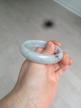 Load image into Gallery viewer, 52mm Certified 100% natural Type A light green/purple oval jadeite jade bangle N109-2828