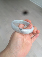 Load image into Gallery viewer, 52mm Certified 100% natural Type A light green/purple oval jadeite jade bangle N109-2828