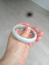 Load image into Gallery viewer, 52mm Certified 100% natural Type A light green/purple oval jadeite jade bangle N109-2828